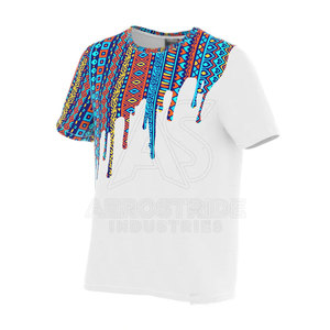 Ropa Deportiva para Hombre, Tallas Grandes, Camisetas Sublimadas de Poliéster/Algodón, Manga Corta, Ecológicas, Transpirables y de Secado Rápido - Product Image 4