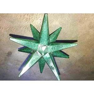 Pierre précieuse verte Aventurine, 12 points, Agate verte, Merkaba, pour la guérison, l'énergie, vente en gros - Product Image 1