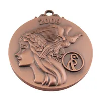 कस्टम कारतूस धार्मिक ईसाई पीतल पदक