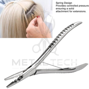 Fast and Efficient Micro Ring Use For All Purpose Efficient Hair Extension <b>Tool</b> Perfect For Every Type Of Hair Extension Pliers - Product Image 3