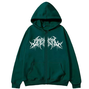 Sudadera con Capucha de Alta Calidad para Hombre, 100% Algodón, Anti-Pilling, con Estampados Gráficos, Estilo Hip Hop, Otoño 2026 - Product Image 4