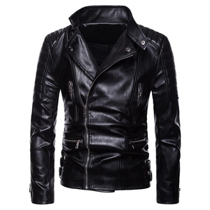 Stylish Men's Genuine <b>Leather</b> <b>Jacket</b> With <b>Long</b> Sleeve Latest Design High Quality Best Popular Style <b>Leather</b> <b>Jacket</b> For Men - Product Image 4