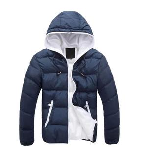 Wholesale Outdoor Light Warm Duck Feather Custom Logo Nylon Black Hooded Winter Bubble Puff Filled Down Puffer Jackets for Men - Product Image 1