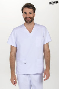 Men's V Neck Medical <b>Scrub</b> Set Hospital Uniform ODM 4 Way Stretch Breathable Washable Wrinkle Resistant Nursing - Product Image 2