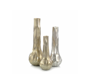 Florero Decorativo de Aluminio de Lujo con Forma Esculpida y Atractivo Decorativo Atemporal - Product Image 5