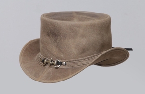 Chapeau de cowboy en cuir artisanal de qualité supérieure, style western, pour ranch, équitation, rodéo, extérieur, mode, à large bord, qualité premium - Product Image 3