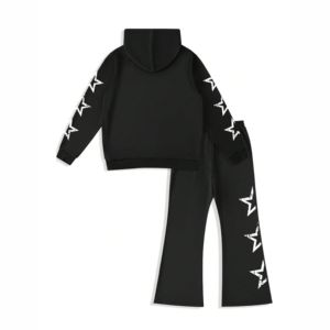 Conjuntos de Ropa de Invierno para Niños OEM ODM, Pantalones Acampanados, Estilo Personalizado con Logotipo, Chándal para Niños, Conjunto de Ropa Infantil al por Mayor - Product Image 3