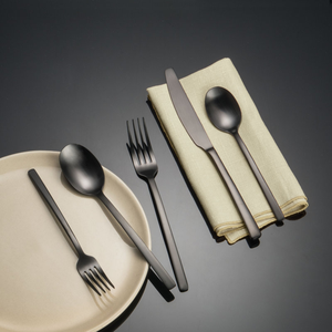 Modern Stainless Steel Flatware Set Minimalist Mirror Polish Reusable Dining Cutlery Set At Cheap Price - Product Image 4