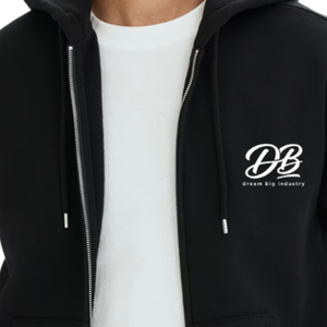 Custom Loose Fit <b>Zip</b> Through Hoodie Premium Cotton Blend Full <b>Zip</b> <b>Hooded</b> Sweatshirt Casual Streetwear OEM ODM Factory Supply - Product Image 3