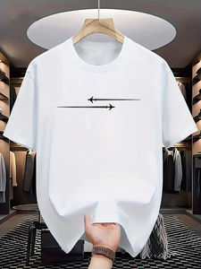 T-shirts pour hommes en coton tricoté 100% de haute qualité, avec logo étoile imprimé numériquement, étiquette personnalisée, écologiques, séchage rapide, service OEM - Product Image 5