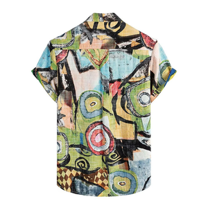 Custom Vacation Hawaiian <b>Shirt</b> Printed Short Sleeve Summer <b>Beach</b> Hawaii Floral <b>Shirts</b> for <b>Men</b> - Product Image 1