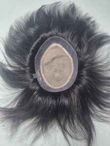 Peluca de Cabello Humano Remy Indio Natural Taz Miraje, Ondulado Natural, Ondulado al Agua, Prótesis Capilar, Parches, Taz Hair BD - Product Image 5