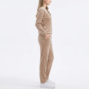 Conjunto Deportivo de Dos Piezas para Mujer, Sudadera Casual de Manga Larga y Pantalones Jogger, para Uso Diario - Product Image 4