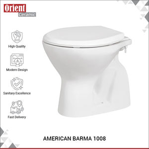 Fabriqué en Inde, WC en céramique blanche de haute qualité pour salle de bain, à poser au sol, pour usage domestique et commercial - Product Image 2