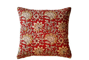 Housse de coussin en coton 100% écologique, faite à la main en Inde, imprimée au bloc, bleue, pour canapé, décoration de chambre, taies d'oreiller, vente en gros - Product Image 6