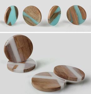 Wood resin <b>coaster</b> set epoxy <b>coaster</b> handmade <b>coaster</b> round <b>coaster</b> wooden <b>coaster</b> resin art <b>coaster</b> <b>drink</b> - Product Image 2