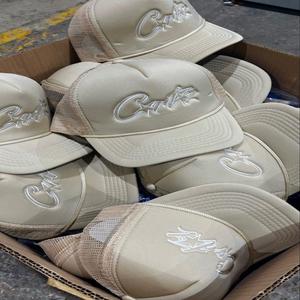 New Original Quality Luxury Dobby Dot Striped Leaf Leopard Sporty Baseball <b>Cap</b> 3D Embroidery Distressed Curved Brim 100% Cotton - Product Image 5