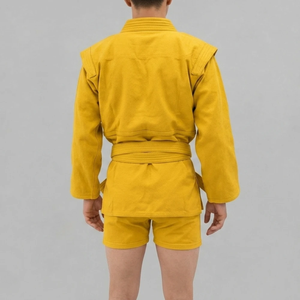 Ensemble d'uniformes de Sambo durables avec une construction confortable pour l'entraînement sportif et l'athlétisme, uniforme de judo de haute qualité en gros - Product Image 3