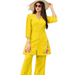 Salwar Kameez, ensemble exclusif en viscose et en soie, styliste pour tenue décontractée et de fête, disponible au tarif de gros - Product Image 1