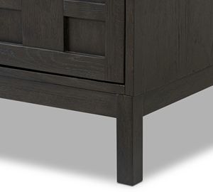 Cómoda Kirana Hecha de Madera de Caoba Sólida de Alta Calidad con Acabado Negro para Uso en Interiores. - Product Image 5
