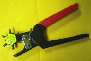 TL0089 Power Savre Leather Hole punch Factory Sale High Carbon Steel Plastic Handle Leather Hole Puncher <b>Pliers</b> Tool for DIY - Product Image 2