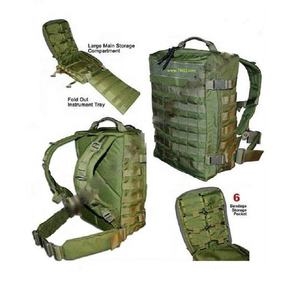 Unisex Tactical Basic Medical Trauma Backpack <b>Nylon</b> First Aid Rescue <b>Bag</b> Zipper Outdoor Emergencies Soft Comfortable Doctors - Product Image 1