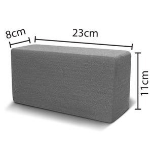 Blocs de mousse florale sèche Savanna pour fleuristes, briques de mousse pour fleurs artificielles, artisanat DIY, décoration intérieure, 2 couleurs gris et vert, modèle MDF20 - Product Image 2