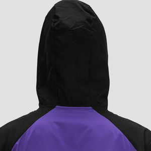 Chaqueta Cortavientos con Capucha para Hombre, Impermeable, Transpirable, de Secado Rápido, Informal, para Exteriores, con Cierre Frontal, Corte Regular, Tejido de Poliéster - Product Image 4