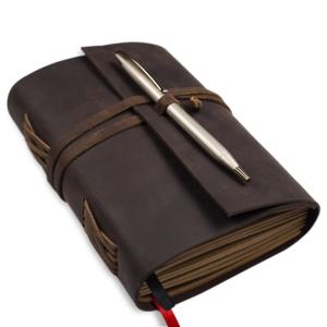 Premium Quality Handmade A5 Size Genuine Leather <b>Journal</b> Notebook for Men Women Luxury Vintage <b>Writing</b> Diary Custom Logo - Product Image 1
