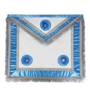 Delantal Masónico Personalizado con Bordado del Nombre de la Logia, Regalia Masónica, Fabricante Mayorista, Calidad Premium - Product Image 1