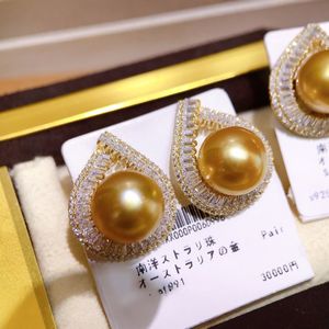 Classic Bucket Style 12-13mm Tahitian Black <b>Pearl</b> <b>Earrings</b> Luxury Almost Flawless Pure Silver Jewelry - Product Image 3