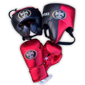 Conjunto de Entrenamiento de Alta Calidad No Boxing No Life, Multicolor, Cuero Vacuno Genuino, Correa Ajustable con Cierre de Gancho y Bucle - Product Image 1