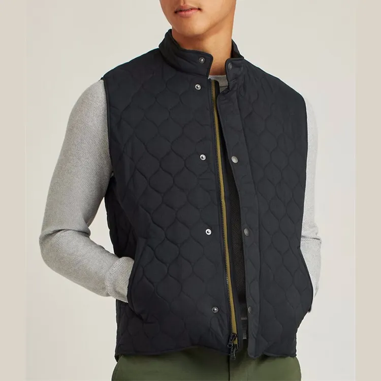 Gilets et gilets d'hiver grande taille pour hommes Veste d'hiver chinoise matelassée Dernier modèle de gilet pour hommes