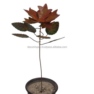 เสาโลหะประดับสวนลายดอกไม้ดูหรูหราตกแต่งด้วยแท่งโลหะที่มีคุณภาพทนทาน - Product Image 1