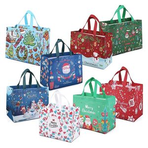 Halloween Christmas <b>Easter</b> Party Supplies Luminous Non-Woven Extra Large Handled Shopping <b>Bags</b> for Festive Celebrations - Product Image 3