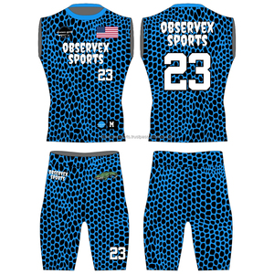 Uniforme 7v7 cómodo para entrenamiento juvenil, uniforme 7v7 con bandera, diseño personalizado, uniforme 7on7 de alta calidad, servicio OEM. - Product Image 1