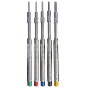 ชุดเครื่องมือผ่าตัดขยายกระดูกสแตนเลสสตีล A-1 VERITAS Dental Implant Osteotome Coniques จำนวน 5 ชิ้น - Product Image 6
