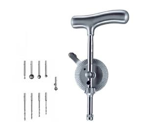 Juego de instrumentos ortopédicos de acero inoxidable con tornillo canulado manual recto y retorcido para cirugía ortopédica - Product Image 3