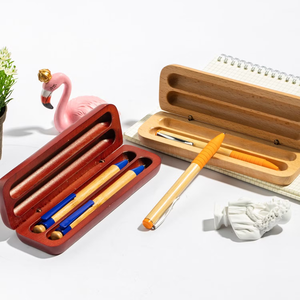 UF INTERNATIONAL Wholesale Wooden Pen <b>Box</b> For School Kids Pencil Color Pen Scathes Storage Use Wood Pen <b>Box</b> - Product Image 5
