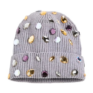 Chapeau beanie d'extérieur coupe-vent pour homme et femme pour adultes, chapeau beanie personnalisé avec strass, service OEM, qualité supérieure - Product Image 1