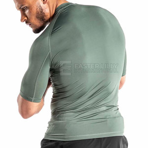 Service OEM, qualité supérieure, rashguards BJJ de couleur unie, style unique, utilisation en extérieur, rashguards - Product Image 2