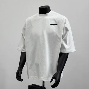 Custom <b>Mens</b> Short Sleeve Vintage Washed T-Shirt Retro American Doberman Print 100% Cotton Solid <b>Animal</b> Cross-Border Summer Trend - Product Image 4