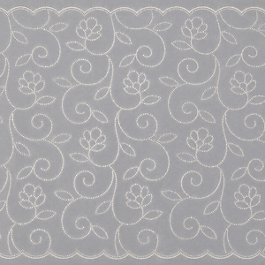 Tela personalizada para dupatta, tela bordada, tela con lentejuelas, tela de malla para abayas de lujo, kaftanes, fabricantes de ropa y mayoristas de moda. - Product Image 4