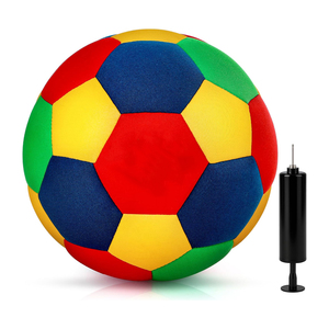 Fort Worth Sports Soft Indoor Soccer <b>Ball</b> Kids Youth High Grip Real <b>Bounce</b> Quiet Play Size 4 Foam Rubber Padded Breathable - Product Image 4