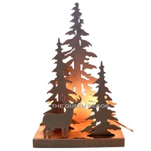 Elegant X Mass <b>Tree</b> Shape <b>LED</b> Lighting Metal Christmas Decoration High Quality Iron Metal Golden Finish Unique New Year Ornament - Product Image 1