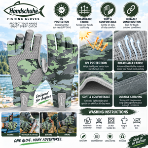 Gants de pêche personnalisés OEM – Qualité supérieure, antidérapants, pour le sport et les activités – Excellent produit - Product Image 5