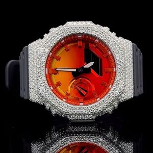 นาฬิกาควอตซ์อัลลอยด์ 40 มม. ประดับเพชรโมอิสซาไนต์ VVS คุณภาพสูง ใหม่เอี่ยม แฟชั่นเครื่องประดับสุดหรู - Product Image 6