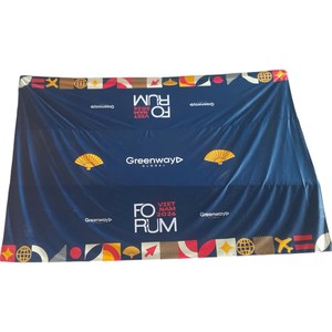 Bandera Inova Cross Feather Roja de Poliéster con Impresión Digital, Asta de Aluminio Resistente, Pancarta Promocional Rectangular en Caja de Color - Product Image 5