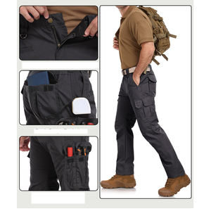 Pantalones de senderismo para hombre, pantalones informales de cintura media, de secado rápido, ligeros, impermeables, pantalones de pesca, pantalones de senderismo para hombre - Product Image 4
