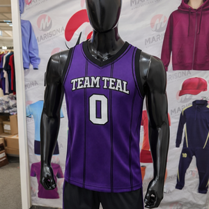 Camisetas de Baloncesto Personalizadas con Bordado Frontal para Clubes, Equipos y Escuelas, Marca Privada OEM, Sublimación, 100% Poliéster, Secado Rápido, Tallas Grandes - Product Image 2